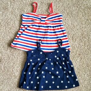 ♥️NWOT♥️ OLD NAVY GIRLS STARS & STRIPES TOPS